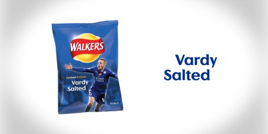 Jamie Vardy's got his own flavour of crisps!