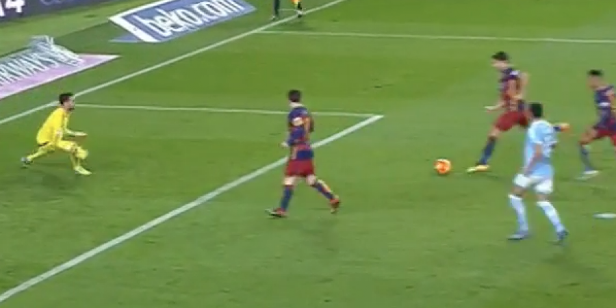 Messi's penalty against Celta Vigo last night was OUTRAGEOUS! (watch)