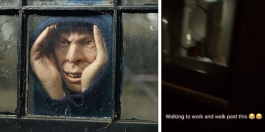 Guys walk past window and see wild sex act happening