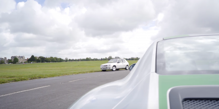 Porsche 911R vs Peugeot 205 Rallye - Chris Harris Drives