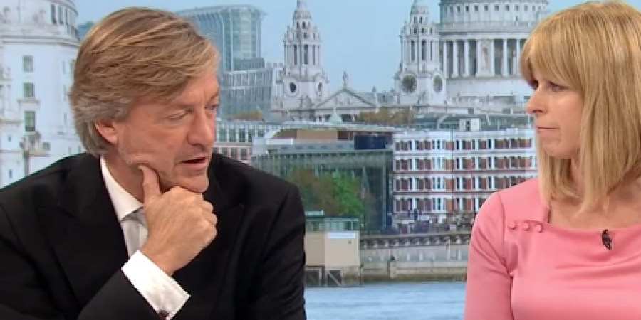 Richard Madeley goes full Alan Partridge whilst presenting Good Morning Britain