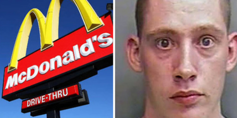 Dude gets arrested after waving his floppy dong at McDonald's staff