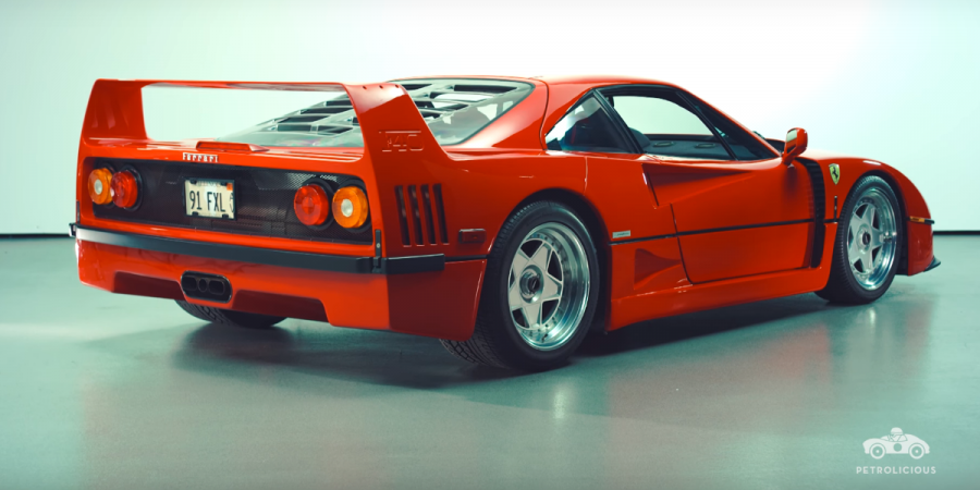 Any excuse for a Ferrari F40 video