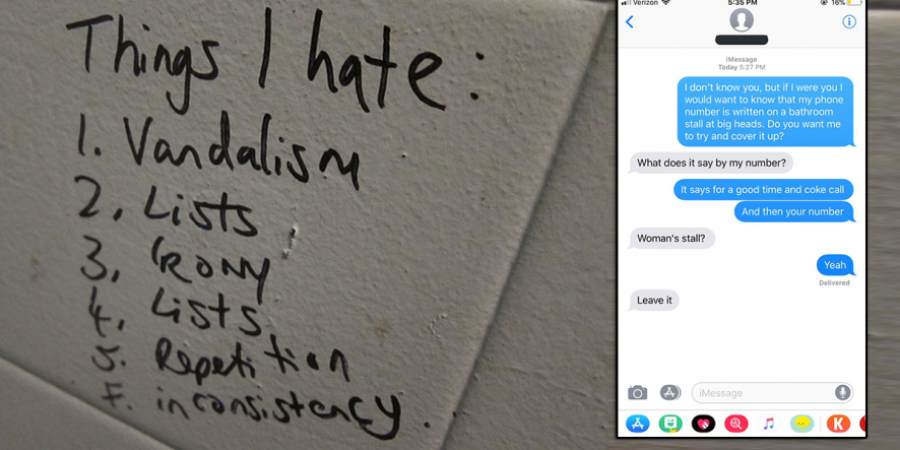 Woman texts number she finds on toilet wall and receives brilliant reply