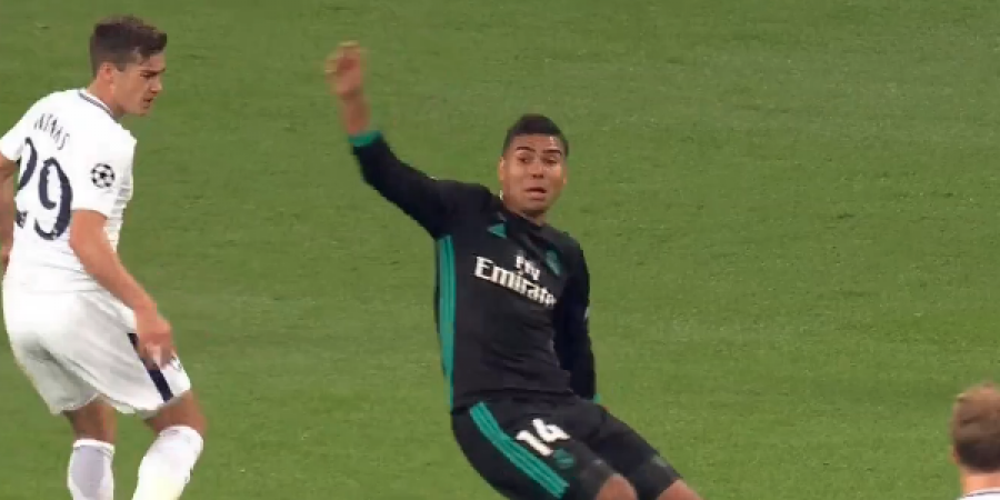 What was Real Madrid midfielder Casemiro playing at here?