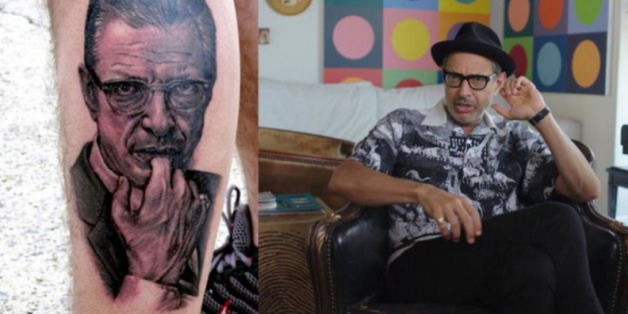 Jeff Goldblum rates peoples Jeff Goldblum tattoos and it's freakin genius!