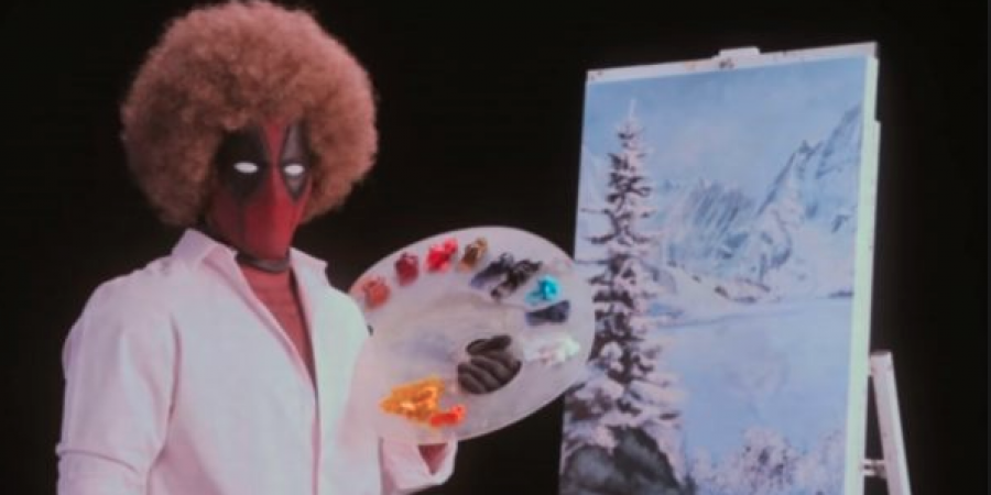 Deadpool channels painting legend Bob Ross in teaser for movie sequel