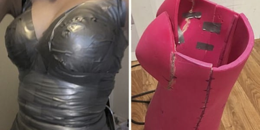 Aussie makeup artist recreates Wonder Woman's costume from a yoga mat