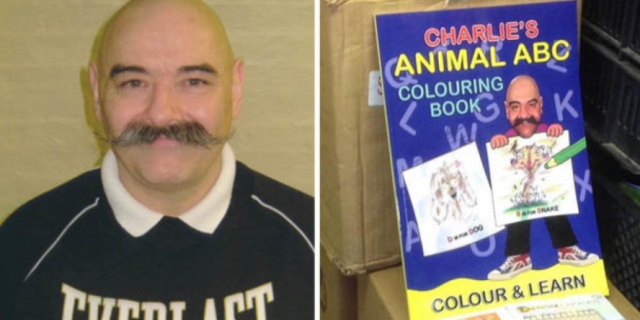 Charles Bronson has released a colouring book for Christmas