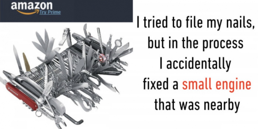 People can't stop trolling this $9,000 swiss army knife on Amazon