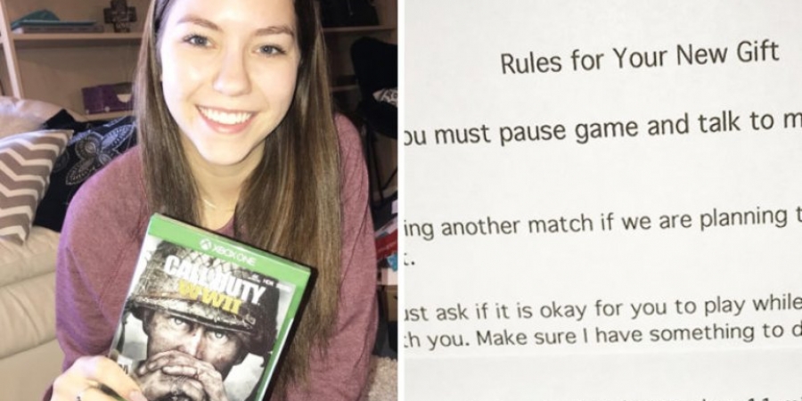 Crazy girl gives boyfriend list of "rules" he must obey