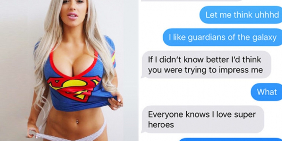 Dude who is obsessed with superheroes goes crazy at hot girl for spurning his advances