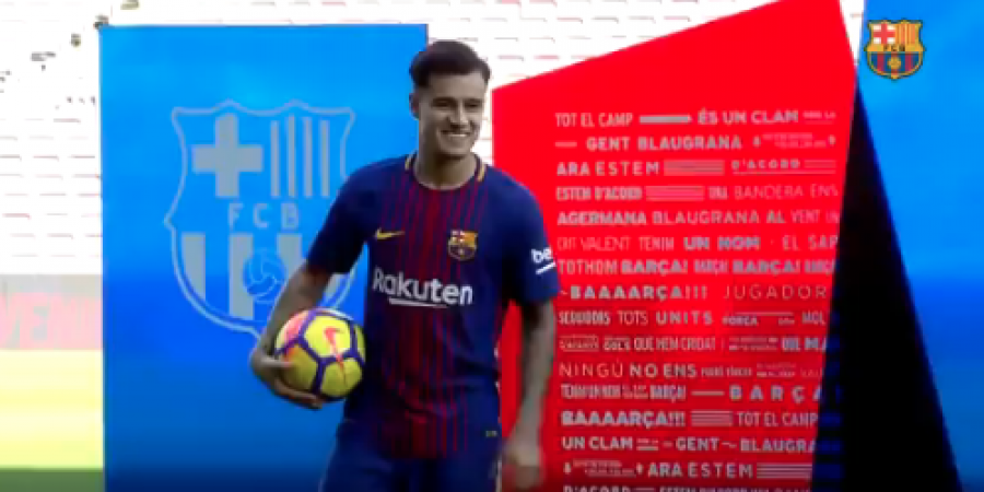 It's official: Philipe Coutinho is a Barcelona player!