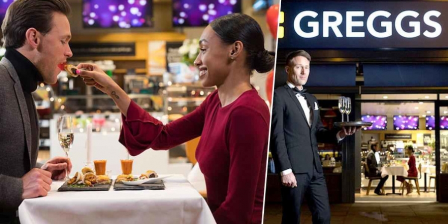 You can now book a table at Greggs for Valentine's Day