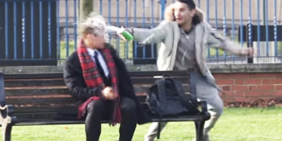 YouTube 'prankster' causes outrage after throwing fake acid in peoples faces