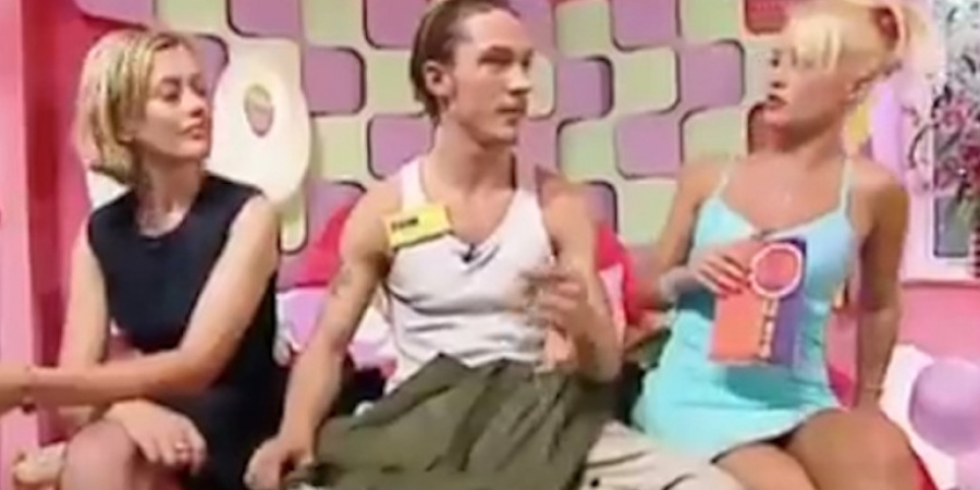 Tom hardy modelled on 'The Big Breakfast' back in 1998