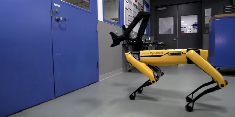 Boston Dynamics' new robot learns how to open doors & people are losing their minds!