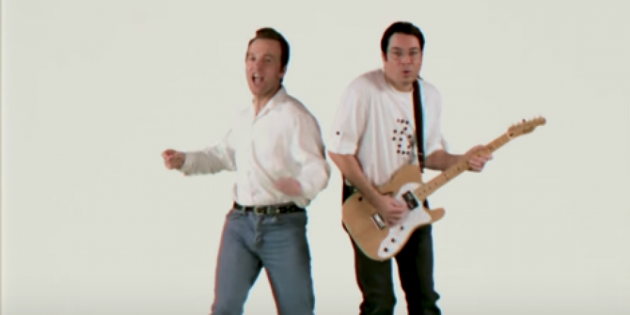Jimmy Fallon and Paul Rudd Recreate "King of Wishful Thinking" Music Video