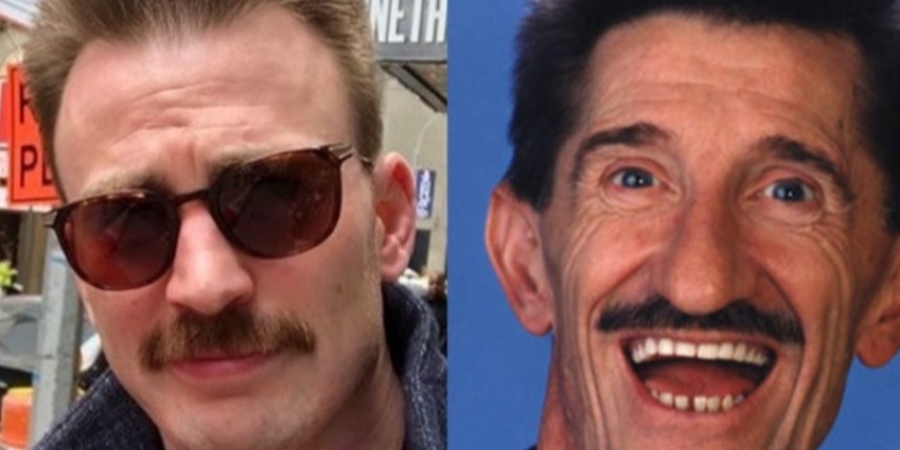 Chris Evans' new moustache has turned him into Barry Chuckle