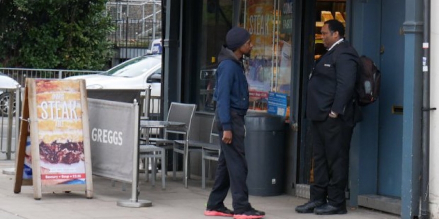 Greggs now have bouncers because people keep stealing the sausage rolls