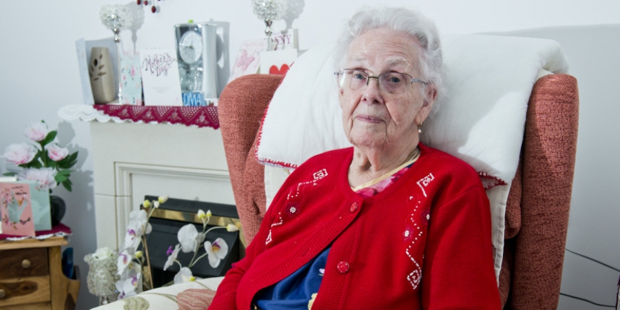 85-year-old granny is left shocked after tampered Mother's Day card calls her a slut