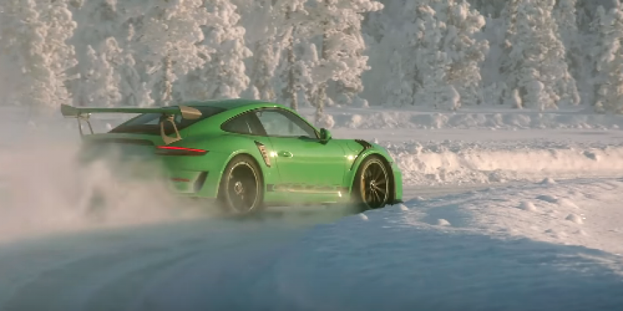 Can you drive a Porsche 911 on snow and ice?