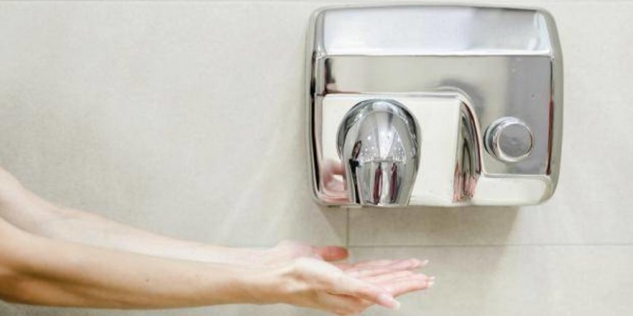 Hand dryers are spraying you with hot poo particles