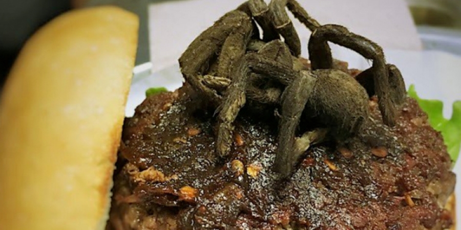 North Carolina restaurent serves up a tarantula-topped burger