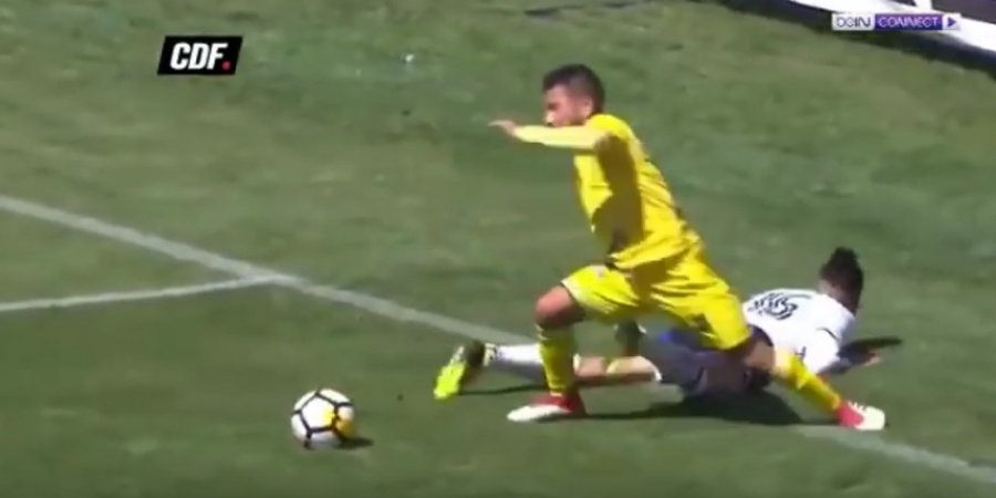 The worst dive in football you've ever seen