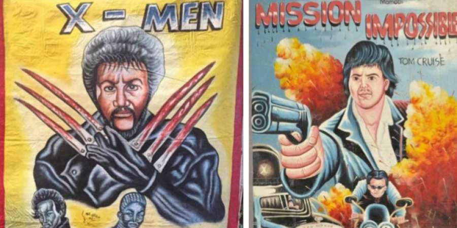 Movie posters from Ghana during the 80s were proper dodgy