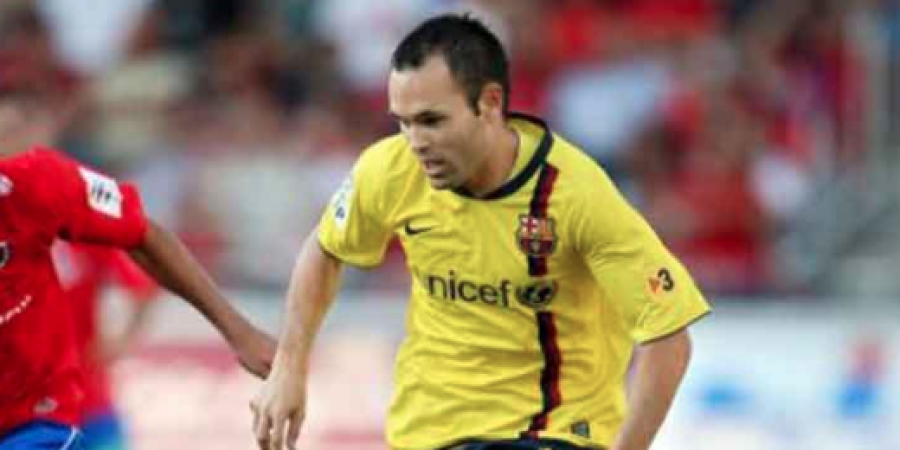 Numancia pay tribute to Andres Iniesta by Tweeting a picture of his chap