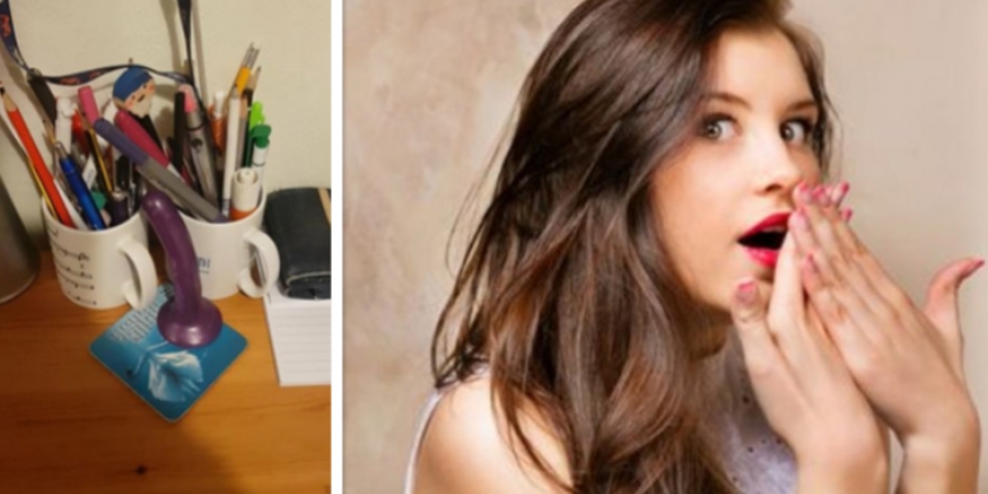 Girl accidentally leaves dildo behind when she goes to uni & her mum hilariously moves it!