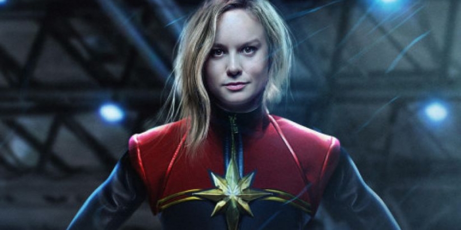 Captain Marvel's Brie Larson suits up for war!