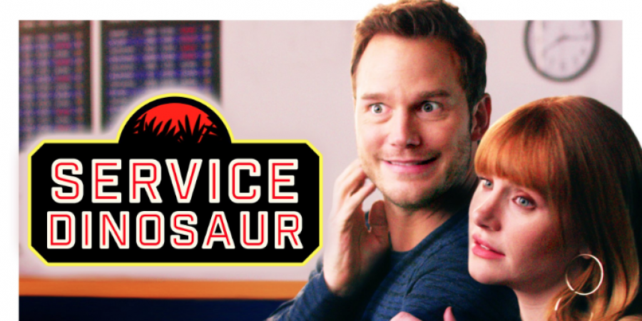 Jurassic Park stars Chris Pratt and Bryce Dallas Howard team up for College Humor short