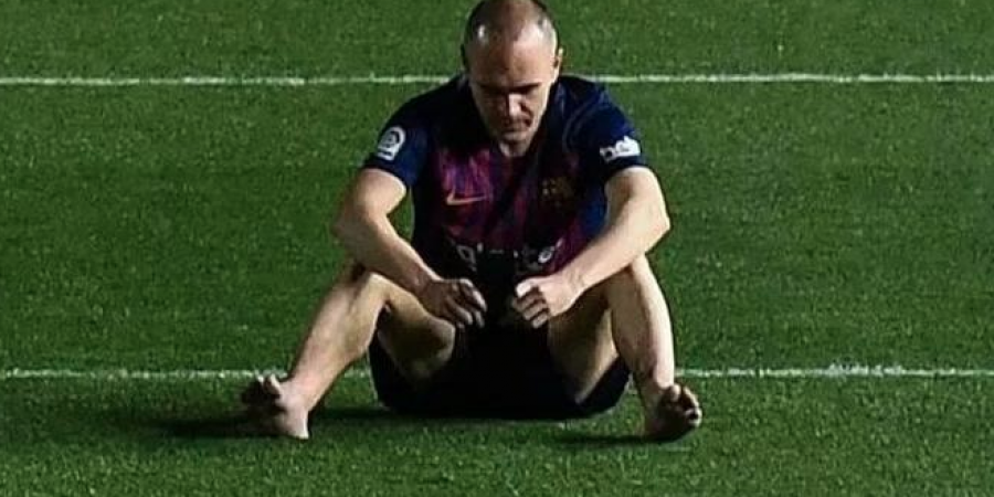 Andres Iniesta's Barcelona farewell was real emotional