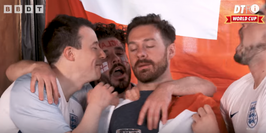 David Attenborough narrates England fans