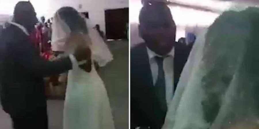 Woman gatecrashes boyfriend's wedding to another woman whilst dressed as a bride