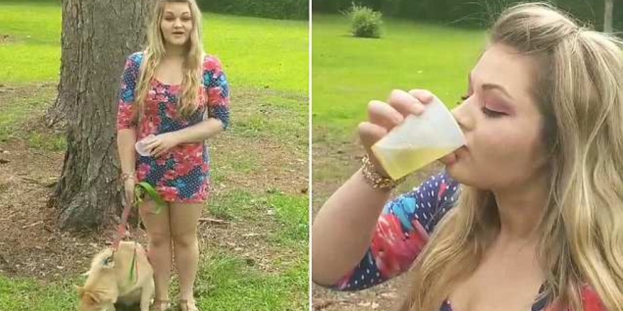 Woman claims drinking dog piss helped cure her acne