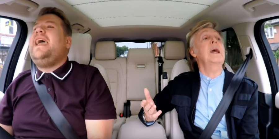 Watch Paul McCartney's Carpool Karaoke