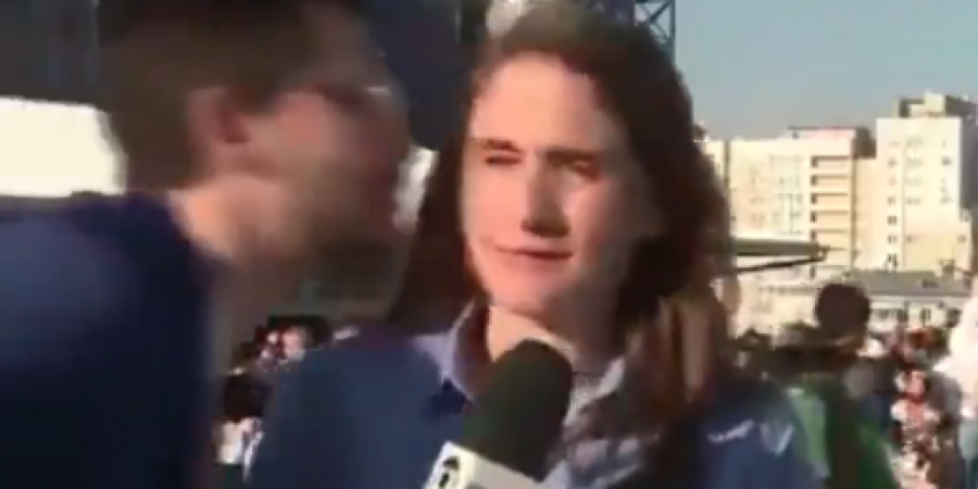 Got to stop kissing World Cup reporters on live TV, lads