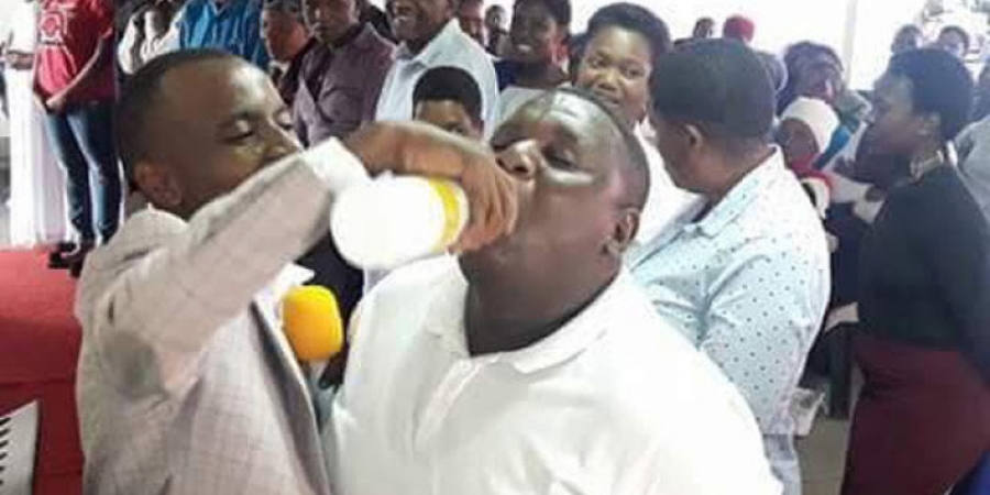 A pastor convinced his congregation to drink bleach after saying it was the blood of christ