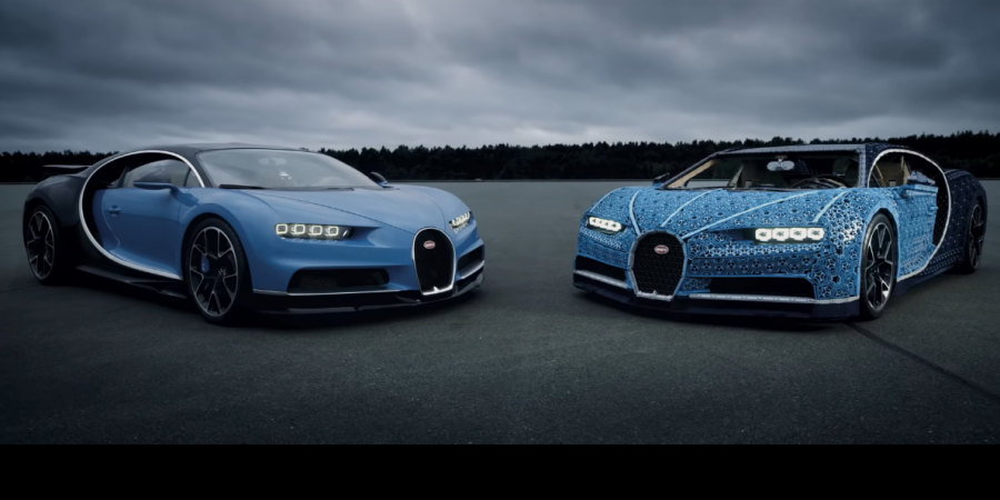 There's a Lego Technic Bugatti Chiron you can actually drive