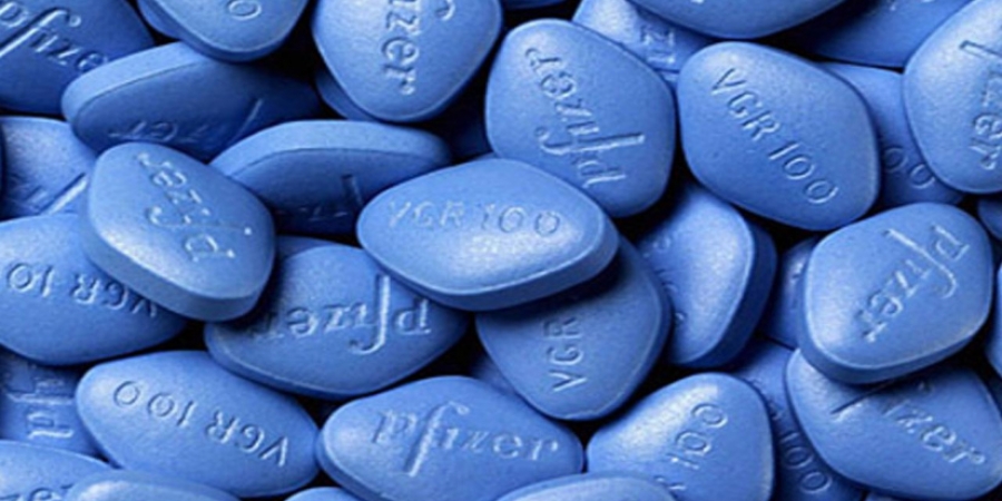 Guys vision turns red after overdosing on Viagra!