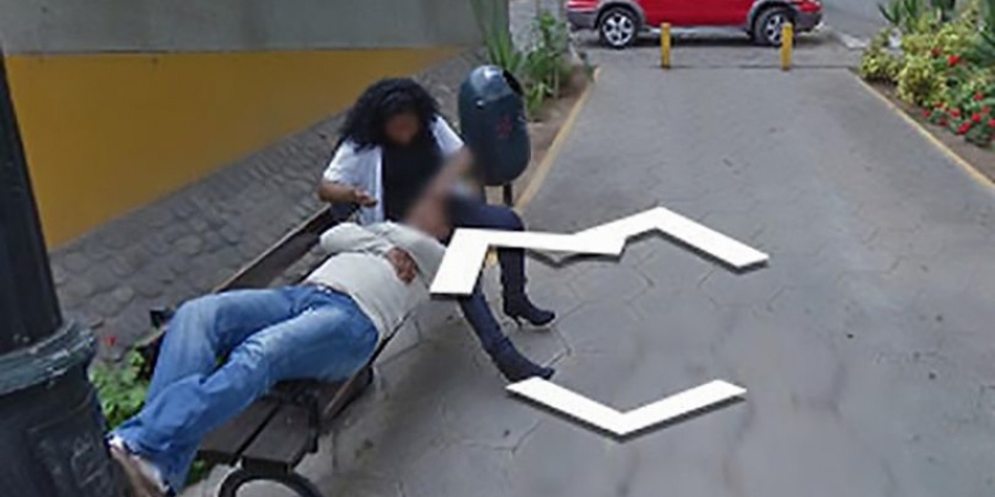 Dude divorces wife after seeing her with lover on Google Street View