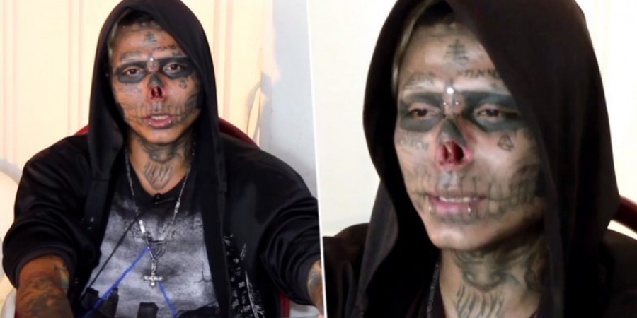 Man who cut off his nose & ears to look like a skull now wants genitals removed