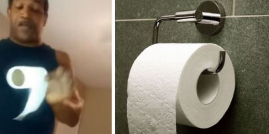 Dude has genius life hack for saving money on toilet roll