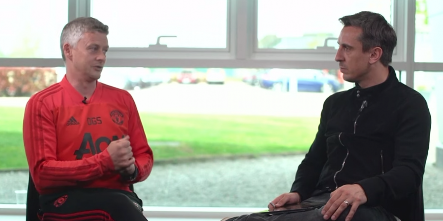 Gary Neville interviews Ole Gunnar Solskjaer!