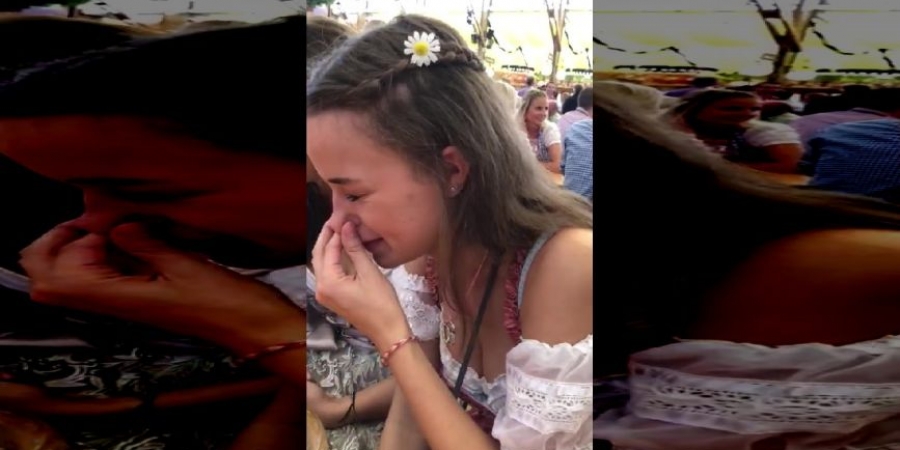 Girl at beer festival fucks up the party by destroying pile of cocaine!