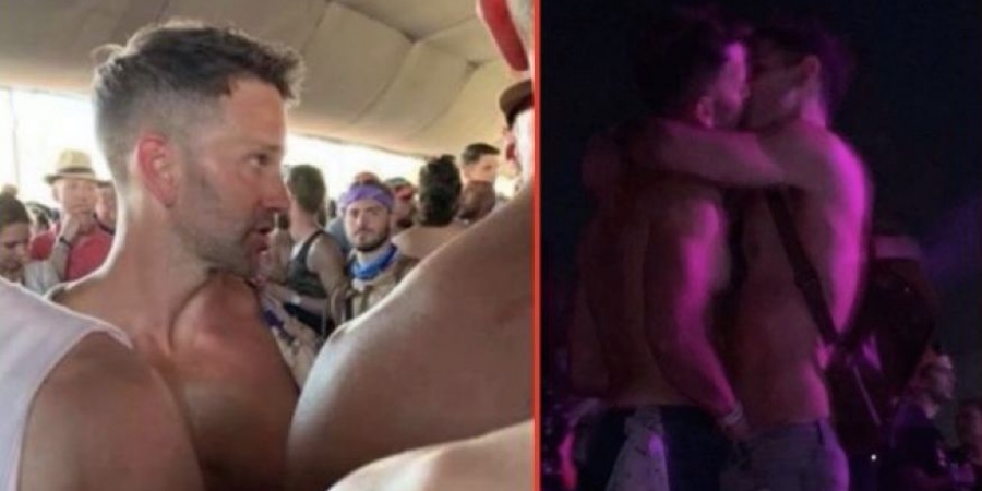Anti-gay politician caught wanking off another dude in front of festival-goers