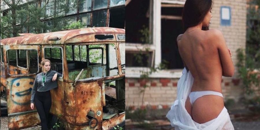 Instagram models are now travelling to Chernobyl to take semi-nude selfies